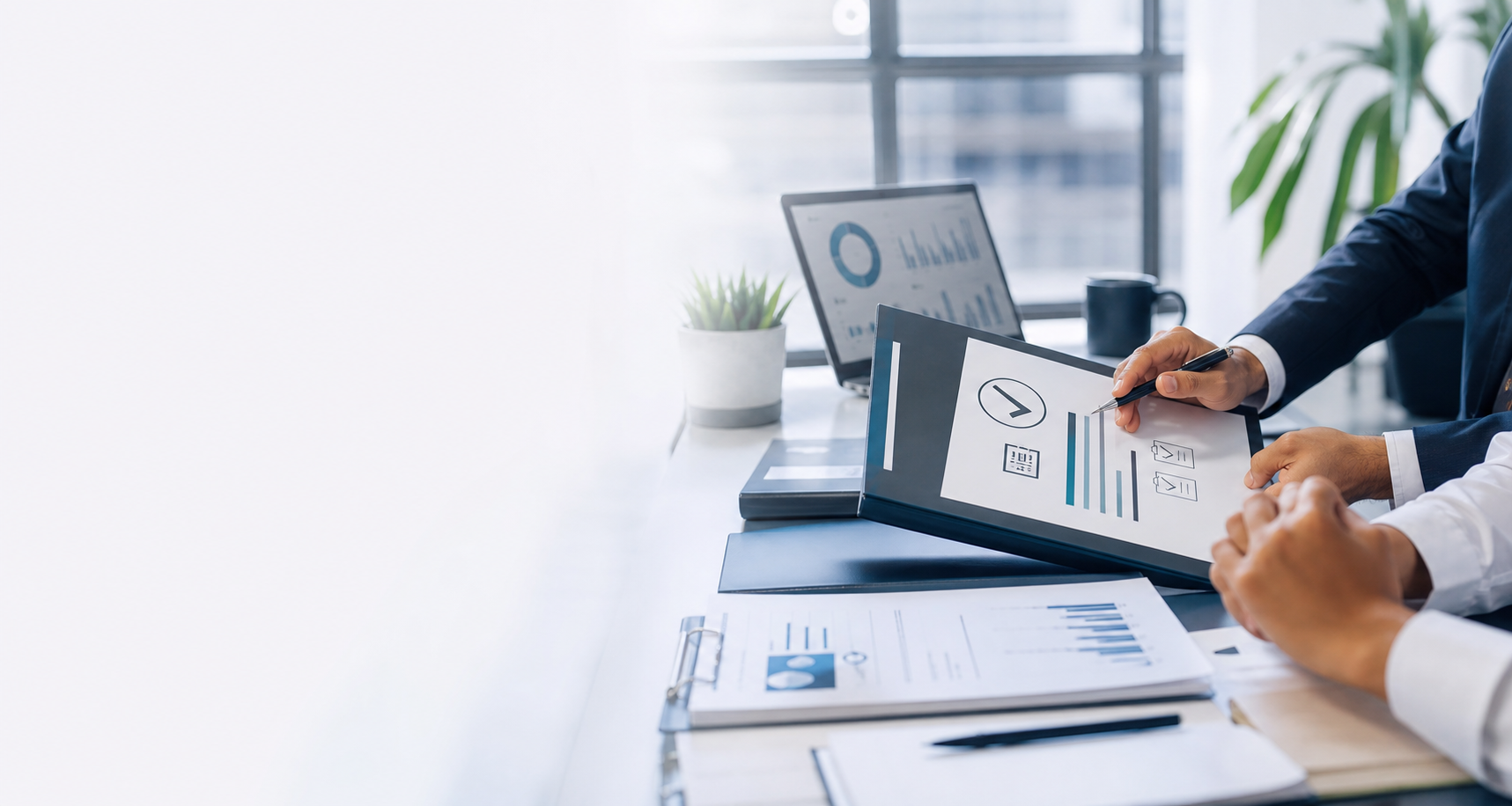 ISO belgesi danışmanlığı için denetim hazırlığı yapılan çalışma masası